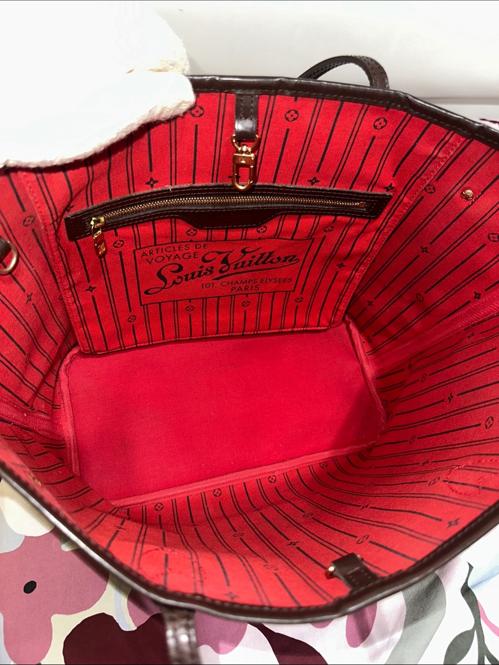 Louis Vuitton Damier Ebene Neverfull MM - Picture 12 of 15
